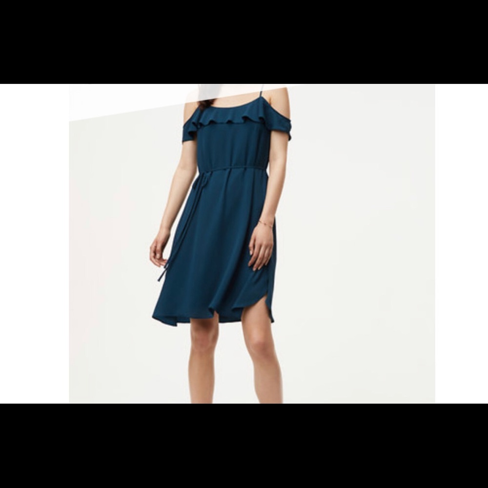 LOFT Cold Shoulder Dress